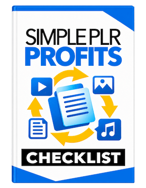 Simple PLR Profits Checklist